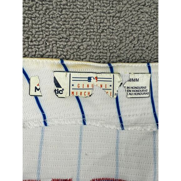 Majestic Chicago Cubs CoolBase Pinstripe Jake Arrieta #49 Baseball Jersey Size M - Picture 3 of 16